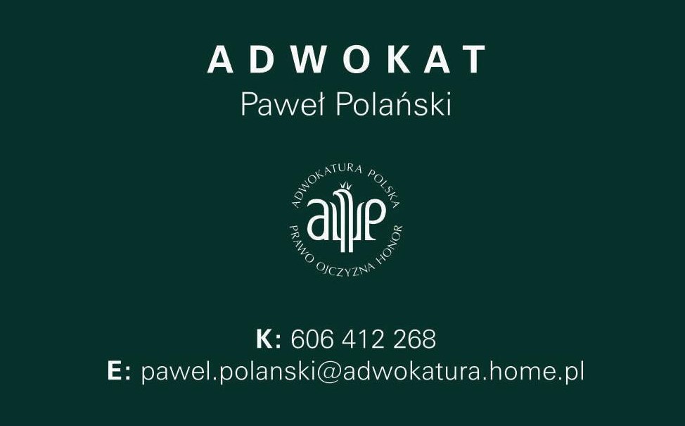 Adwokat Paweł Polański